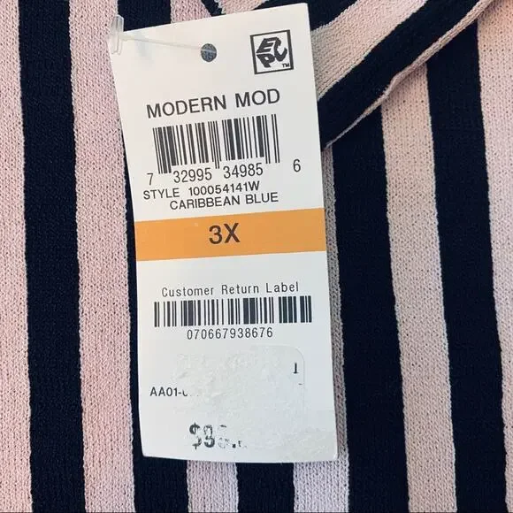 INC International Concepts Blue Ombre Long sleeve - Picture 6 of 7